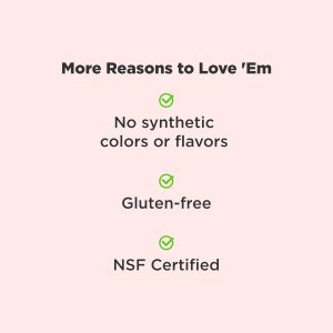 OLLY - Goma multivitamínica para mujer, salud general y apoyo inmunológico, vitaminas A, D, C, E, biotina, ácido fólico, vitamina masticable para adultos, baya, suministro de 65 días - 130 unidades