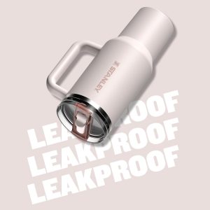 STANLEY Quencher ProTour Flip Straw Tumbler with Leakproof Lid | Built-In Straw & Handle | Cupholder Compatible for Travel | Insulated Stainless Steel Cup | BPA-Free