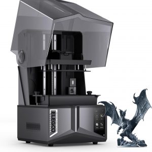 ELEGOO Saturn 4 Ultra 16K Resin 3D Printer with 10" 16K Mono LCD and Flip-up Lid, Smart Tank Heating at 30 °C, 150mm/h High Speed Printing, Large Printing Size of 8.33 × 4.66 × 8.66 Inches