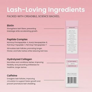 ForChics Eyelash Growth Serum - Prostaglandin-Free Lash Enhancing Serum for Longer, Thicker Lashes and Brows- Natural Formula, Visible Results in 2 Weeks - Vegan, Hormone-Free 0.10 fl. oz / 3ml