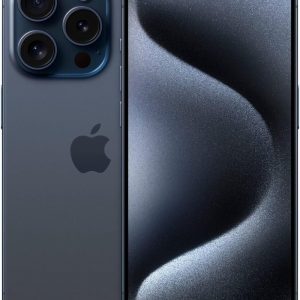 Apple iPhone 15 Pro Max, 256GB, Blue Titanium - Unlocked (Renewed)