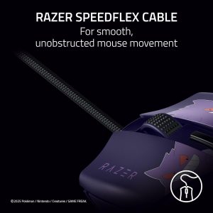 Razer Cobra Gengar Edition - Mouse ligero para juegos con cable - Sensor de 8500 DPI - 2.05 oz - Interruptores ópticos de ratón de 3ª generación - Iluminación Chroma - Cable Speedflex - PC/MAC |