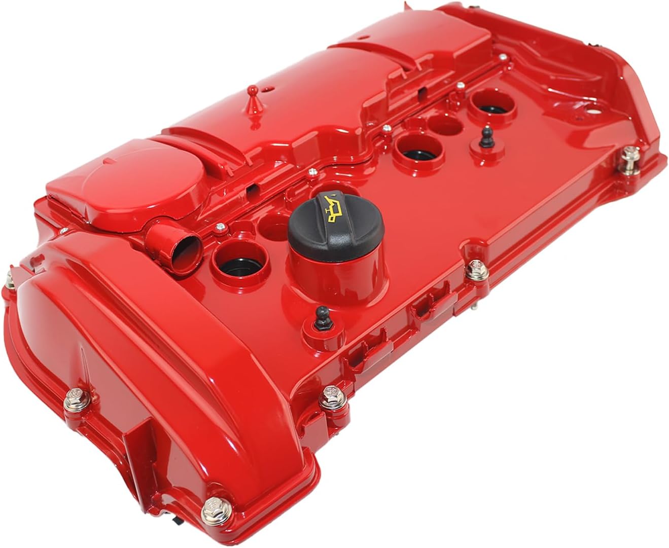 N13 Upgraded Aluminum Valve Cover Compatible with BMW 116i 316i 118i 120i N13B16A Replace# 11127646553 11127601863