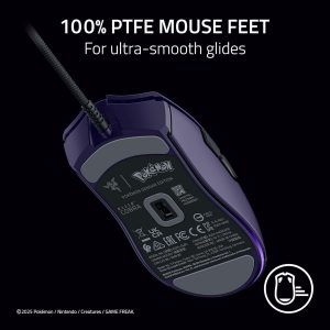 Razer Cobra Gengar Edition - Mouse ligero para juegos con cable - Sensor de 8500 DPI - 2.05 oz - Interruptores ópticos de ratón de 3ª generación - Iluminación Chroma - Cable Speedflex - PC/MAC |