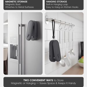 Mini Bag Sealer with Cutter and Magnet, 1800mAh Rechargeable Bag Resealer Handheld, Portable Heat Sealer for Heavy-Duty Plastic Snack & Chip Bags, Upgraded, Gift for Women, Food Saver, Kitchen Storage