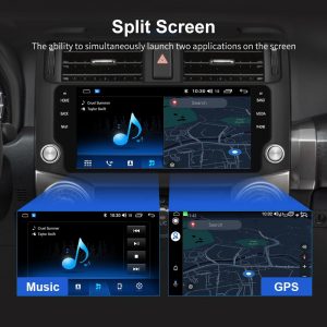Android 13 Car Stereo for Toyota 4Runner 2014-2019 with Wireless CarPlay Android Auto,10.33 inch Touch Screen Bluetooth GPS WiFi DSP 2G RAM 32G ROM Black Head Unit