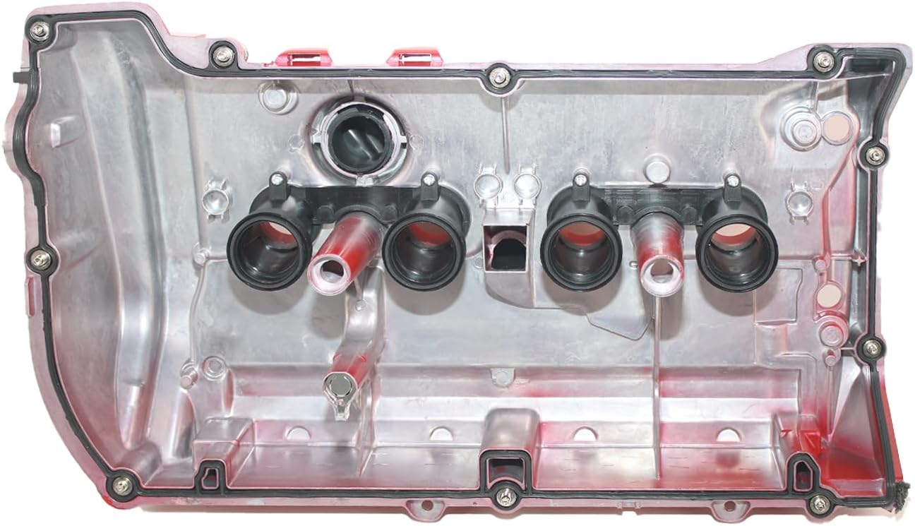 N13 Upgraded Aluminum Valve Cover Compatible with BMW 116i 316i 118i 120i N13B16A Replace# 11127646553 11127601863
