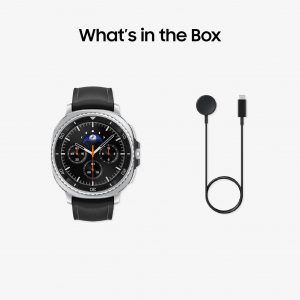 Samsung Galaxy Watch 8 Classic (2025) 46mm Bluetooth Smartwatch, Cushion Design, Rotating Bezel, Quick Button, Sleep Coaching, Running Coach, Energy Score, Black [US Version, 2 Yr Warranty]