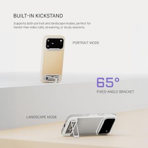 Tilta Khronos Lite - Funda compatible con iPhone 17 Pro Max | Jaula móvil ligera | Soporte de soporte | Soportes magnéticos para accesorios | Protección de marco de lente de metal | Plataforma