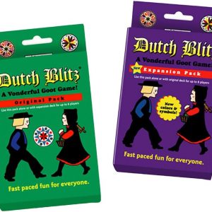 Dutch Blitz: Original and Purple Expansion Combo, Fast Paced Card Game, Fun for Everyone, Great Family Game, Combine Packs to Play with up to 8 Players, for Ages 8 and Up