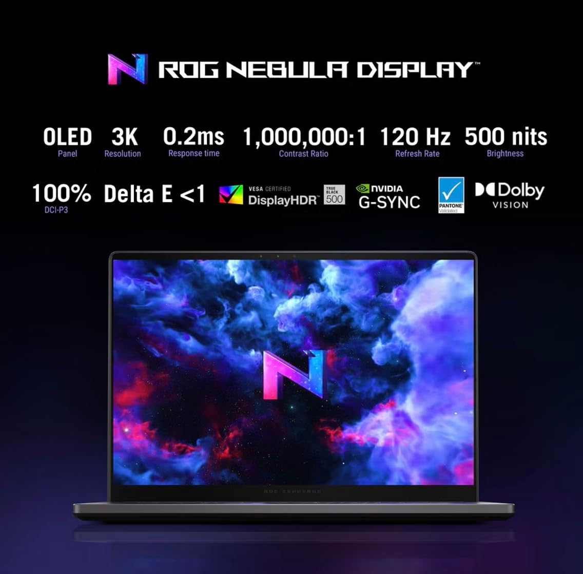 ASUS ROG Zephyrus G14 AI Laptop para juegos de 14.0" con pantalla de 120Hz (AMD Ryzen 9 270, GeForce RTX 5070 8GB, 32GB LPDDR5X, SSD PCIe de 1TB, teclado RGB, WiFi 7, cámara web, Win 11 Pro) con
