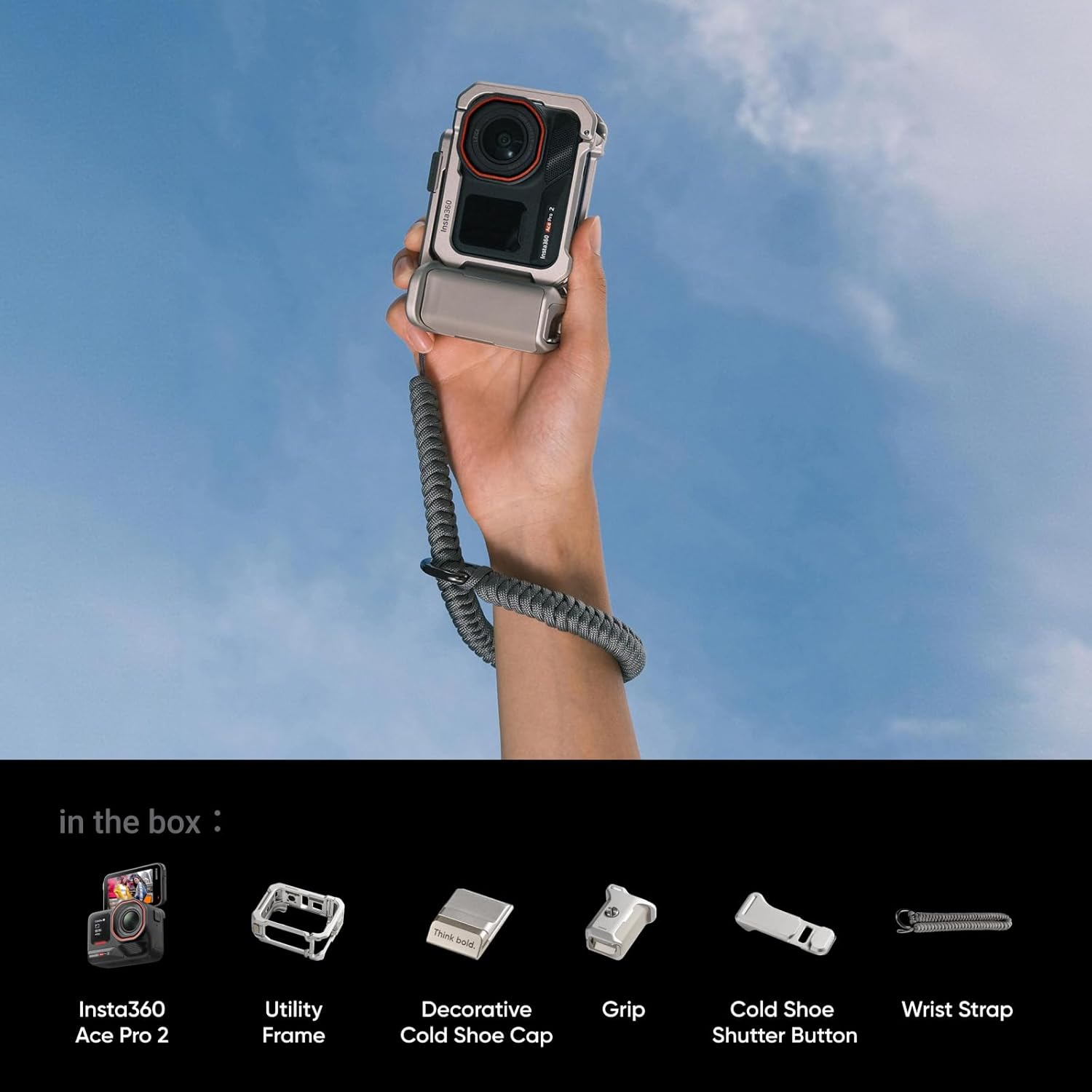 Insta360 Ace Pro 2 Xplorer Bundle de batería dual - Cámara de acción impermeable de 8K co-diseñada con Leica, sensor de 1/1.3", chip AI dual, líder en poca luz, audio superior, pantalla abatible y