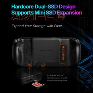 ONEXPLAYER ONEXFLY APEX Gaming Handheld PC | AMD Ryzen AI Max+ 395 | 48GB LPDDR5X RAM | 1TB PCIe 4.0 SSD | 8" 120Hz VRR H-IPS Display | 85Wh Swappable Battery | Windows 11 | Portable Gaming Console