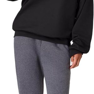 Hanes - Sudadera perfecta de forro polar con cuello redondo - RS160