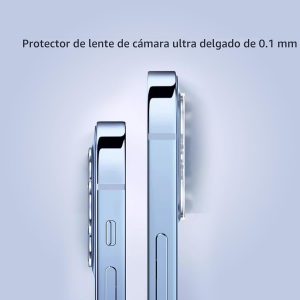 Ailun Paquete de 3 protectores de lente de cámara para iPhone 17 Pro Max, vidrio templado, dureza 9H, Ultra HD, antiarañazos, compatible con fundas, no afecta las tomas nocturnas (no para iPhone 17/17 Pro/iPhone Air)