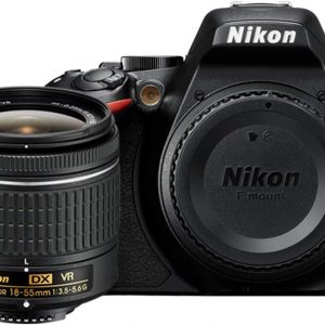 Nikon D3500 24.2MP DSLR Camera with AF-P DX NIKKOR 18-55mm f/3.5-5.6G VR Lens (1590B) – (Renewed)