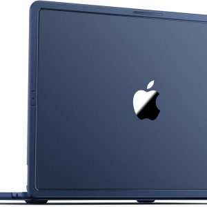 Compatible with MacBook Air 13 inch Case M5 M4 M3 M2 2026-2022, Release Model A3240 A3113 A2681, [100% Match Official Color]Protective Hard Shell Laptop Cover for MacBook Air 13.6 inch– Midnight Clear