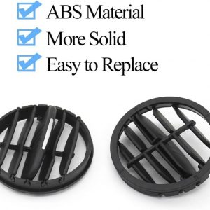Car Interior Air Conditioning AC Vent Grille Outlet Cover Compatible For VW Tiguan 2010-2017(Middle 2PCS)