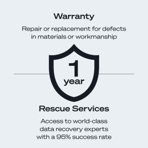 Seagate Expansion 8TB Disco duro externo HDD - USB 3.0, con servicios de recuperación de datos de rescate (STKP8000400)