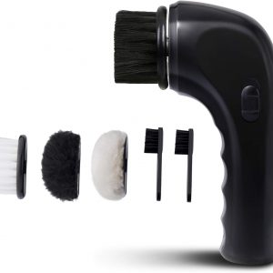 Electric Shoe Cleaner Brush, Electric Shoe Polisher Brush Shoe Shiner Dust Cleaner Portable USB Leather Cleaner Care Kit for Leather Shoes Sneaker
