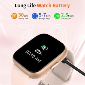 2026 Upgraded Smart Watch Alexa Built-in【1.83" HD Touchscreen】【BT5.3 Call, 100+ Sports Modes & IP68 Waterproof】 Fitness Tracker 24/7 Heart & Sleep Monitor for Android iOS Men Women