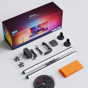 Govee TV Backlight 3 Lite Kit, 11.8ft RGBICW Wi-Fi TV LED Strip Lights for 55-65in TVs with Camera and 15 Inches Smart Light Bars with 4-in-1 Light Beads - Works with Alexa & Google Home