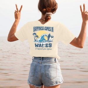 Camisetas gráficas para mujer, camisetas holgadas: blusas de playa hawaianas de verano, camisas de playa tropical de Hawái de manga corta