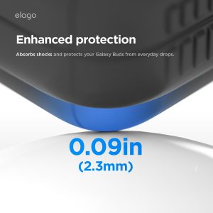 elago Pager Case Compatible with Samsung Galaxy Buds 4 Pro & Galaxy Buds 4 Case, Landyard Included, Shock Resistant, Full Protection (Black)