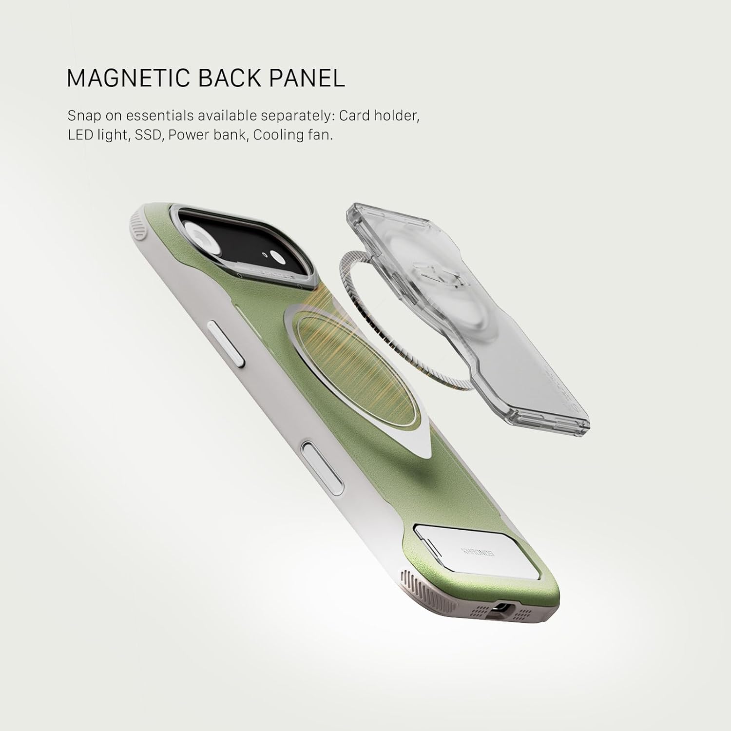 Tilta Khronos Lite - Funda compatible con iPhone 17 Pro Max | Jaula móvil ligera | Soporte de soporte | Soportes magnéticos para accesorios | Protección de marco de lente de metal | Plataforma