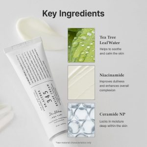 Dr.Althea Crema de alivio 345 | Hidratante facial diario para recuperación calmante y cuidado de manchas con PDRN y niacinamida | Cuidado de la piel vegano coreano para todo tipo de piel, 0.50 onzas