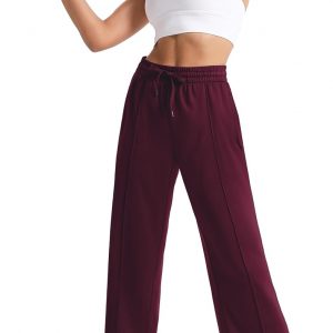 Tapata Women's 28/30/32/34/36 Inseam Track Pants Loose Straight Leg Jogging Sweatpants Warm-Up Sports Athletic Running