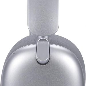 RORSOU C6 Active Noise Cancelling Headphones, Wireless Over Ear Bluetooth Headphones, 60H Playtime, Lightweight Folding Deep Bass Comfort Fit Ear Cups Headset with Mic for iPad/Travel/PC/Home Silver