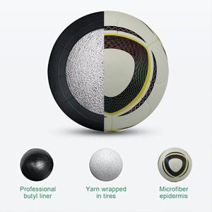 South Africa World Cup 2010 Jabulani Replica Soccer Ball Training and Match Ball for Adults Durable & Affordable – Ideal for Practice & Recreational Play – Size 5