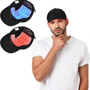 Terapia de luz roja para el crecimiento del cabello Sombrero de luz roja Casco para el crecimiento del cabello Salud del cuero cabelludo