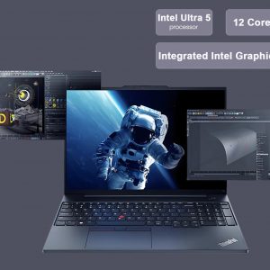Lenovo ThinkPad E16 Gen 2 Business AI PC Laptop (16" FHD+ Touchscreen, Intel 12-Core Ultra 5 125U (> i7-1355U), 32GB DDR5, 1TB SSD) Backlit, Fingerprint, Thunderbolt 4, Ethernet, Wi-Fi, Win 11 Pro