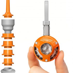 Aerogo GIGA - Bomba de aire para inflables, solo 1 onza ultra mini bomba de colchón de aire portátil para equipo de campamento ultraligero, flotadores de piscina, colchón de aire