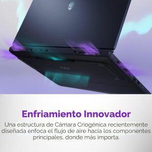 Alienware 16 Aurora Laptop AC16250-Pantalla WQXGA de 16 pulgadas, 16:10, Intel Core 7-240H Series 2, 16 GB DDR5 RAM, 1 TB SSD, NVIDIA GeForce RTX 5060 8GB GDDR7, Windows 11 Home, servicio in situ - Azul