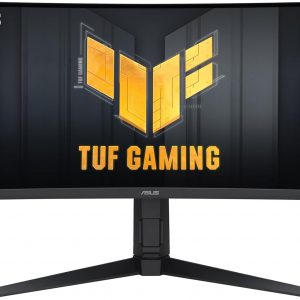 ASUS TUF Gaming VG34VQL1B 34" Monitor curvo HDR, WQHD (3440x1440), 165Hz, 1ms, desenfoque de movimiento extremadamente bajo, FreeSync Premium, cuidado de ojos, DisplayPort HDMI USB, Altura ajustable, DisplayHDR 400, Negro