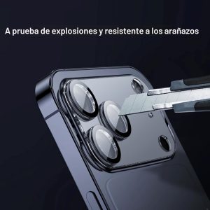 Ailun Paquete de 3 protectores de lente de cámara para iPhone 17 Pro Max, vidrio templado, dureza 9H, Ultra HD, antiarañazos, compatible con fundas, no afecta las tomas nocturnas (no para iPhone 17/17 Pro/iPhone Air)