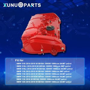 N13 Upgraded Aluminum Valve Cover Compatible with BMW 116i 316i 118i 120i N13B16A Replace# 11127646553 11127601863