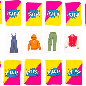 Piles – Card Games – Family Games – for Kids 8 and Up – for Adults – Family Game Night – Travel & Memory Game – Party Games – 10 Mins