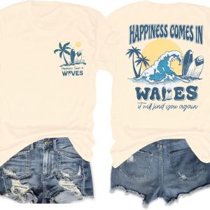 Camisetas gráficas para mujer, camisetas holgadas: blusas de playa hawaianas de verano, camisas de playa tropical de Hawái de manga corta