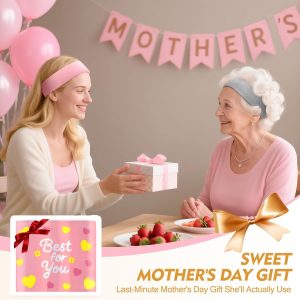 Headbands for Women Valentines Day Gifts for Her - 8 Pcs Head Bands Non Slip for Women's Hair Accessory Stretchy Fabric Headband for Workout Sport Yoga Running Christmas Birthday Gifts for Women