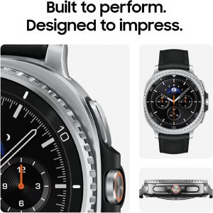 Samsung Galaxy Watch 8 Classic (2025) 46mm Bluetooth Smartwatch, Cushion Design, Rotating Bezel, Quick Button, Sleep Coaching, Running Coach, Energy Score, Black [US Version, 2 Yr Warranty]