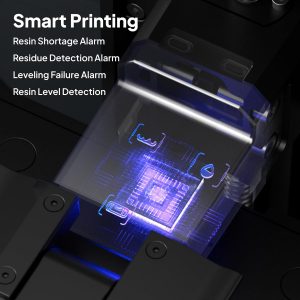 ELEGOO Saturn 4 Ultra 16K Resin 3D Printer with 10" 16K Mono LCD and Flip-up Lid, Smart Tank Heating at 30 °C, 150mm/h High Speed Printing, Large Printing Size of 8.33 × 4.66 × 8.66 Inches