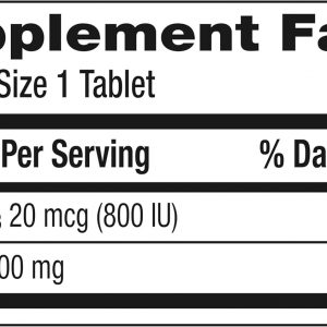 Caltrate 600 Plus D3 Calcium and Vitamin D Supplement Tablets, Bone Health Supplements for Adults - 120 Count (Pack of 2)