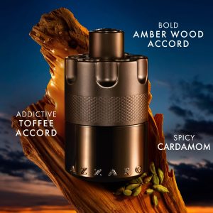Azzaro The Most Wanted Eau de Parfum Intense - Colonia para hombres amaderada y seductora - Fragancia Fougère, ambar y picante para noche de cita - Uso duradero - Perfumes de lujo para hombres