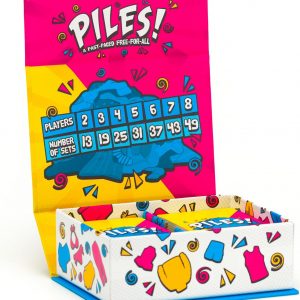 Piles – Card Games – Family Games – for Kids 8 and Up – for Adults – Family Game Night – Travel & Memory Game – Party Games – 10 Mins