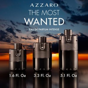 Azzaro The Most Wanted Eau de Parfum Intense - Colonia para hombres amaderada y seductora - Fragancia Fougère, ambar y picante para noche de cita - Uso duradero - Perfumes de lujo para hombres