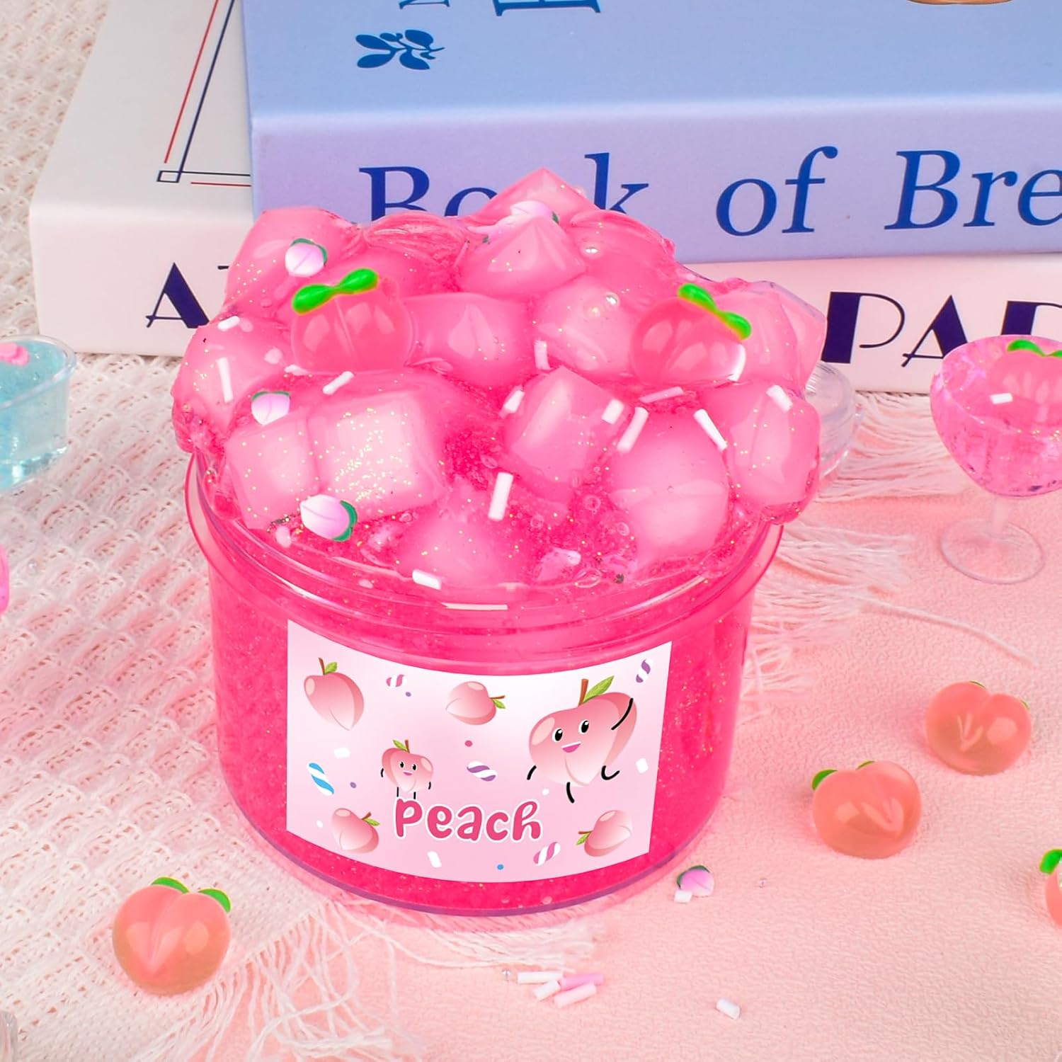 9 Packs Lucky Box Slime Kit - Cloud Butter & Clear Slime, Crunchy Slimes for Kids, Non Sticky, Party Favors, Goodie Bag Stuffers, 8-12 Year Old Girls Boys Birthday Gift Ideas Cute Stuff